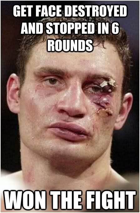 Gets Face Destroyed Funny Boxing Meme