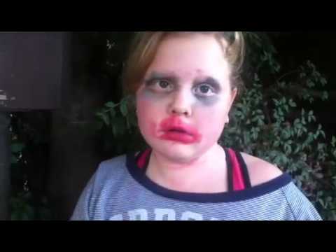 Girl Kid Funny Makeup Shocking Face Image