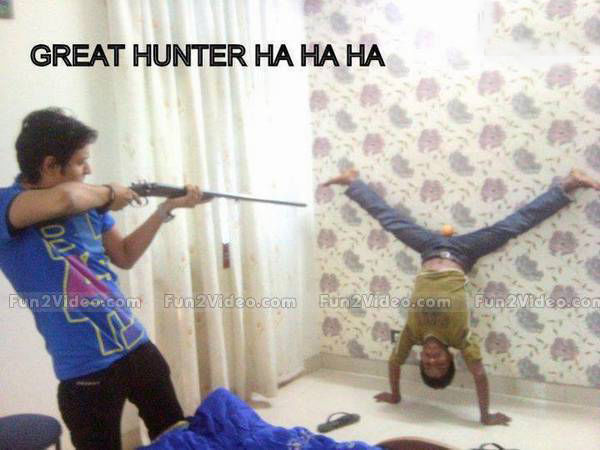 Great Hunter Indian Funny Hunting Picture