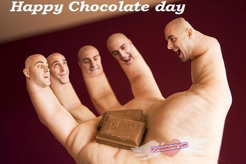 Happy Chocolate Funny Picture