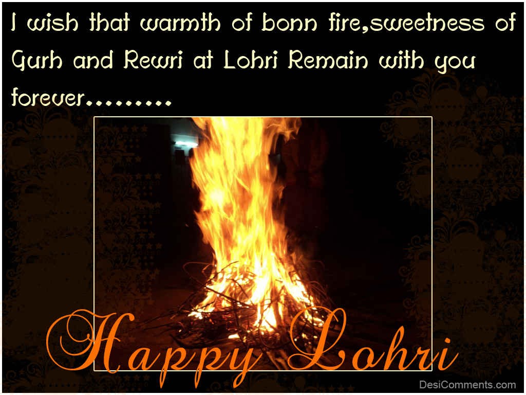 Happy Lohri Wishes Wallpaper For Desktop