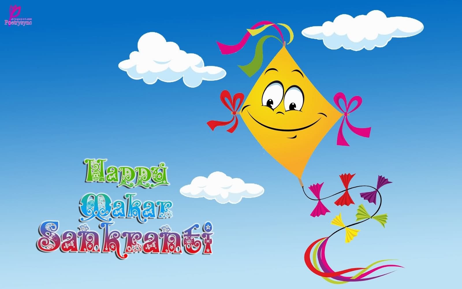 Happy Makar Sankranti Kite Picture