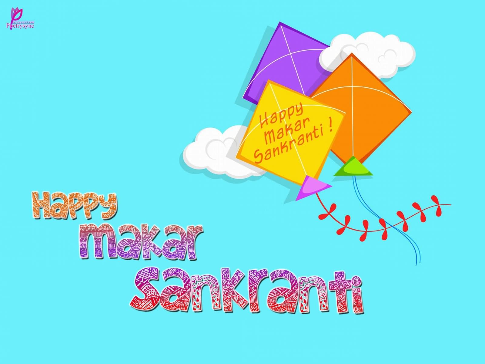 Happy Makar Sankranti Kites