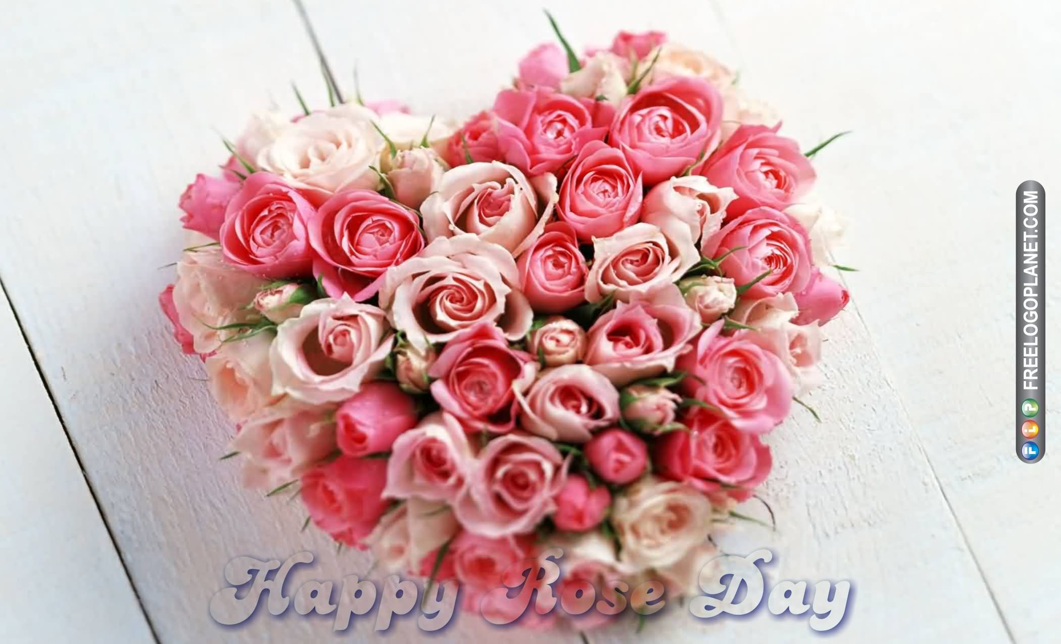 Happy Rose Day Heart Of Roses Picture