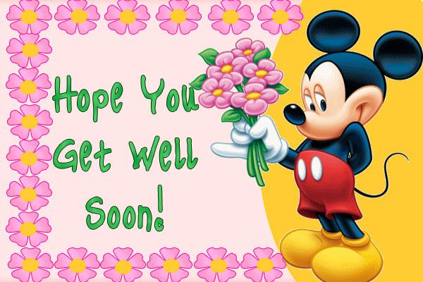Hope You Get Well Soon Mickey Mouse Picture