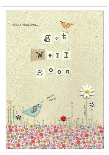 Hoping That You Get Well Soon Card