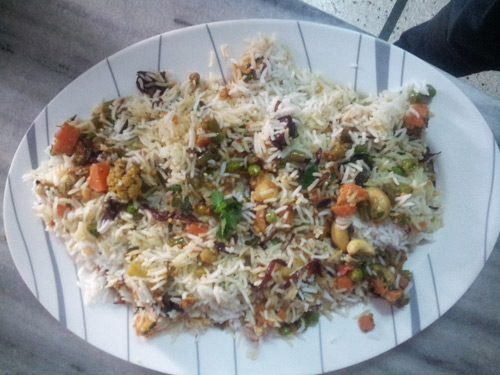 Hyderabadi Vegetable Dum Biryani Recipe