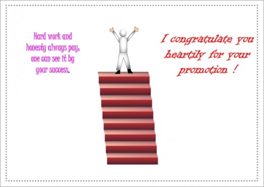 I Congratulate You Heartily For Your Promotion
