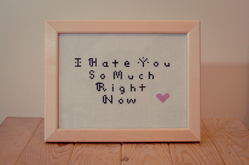 I Hate You So Much Right Now Photo Frame
