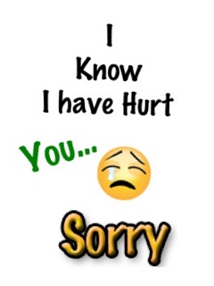 I Know I Have Hurt You Sorry