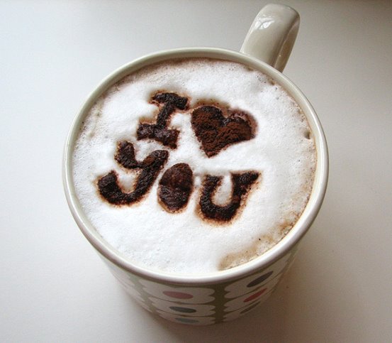 I Love You Coffee Cup Picture