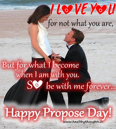 I Love You For Not What You Are Happy Propose Day