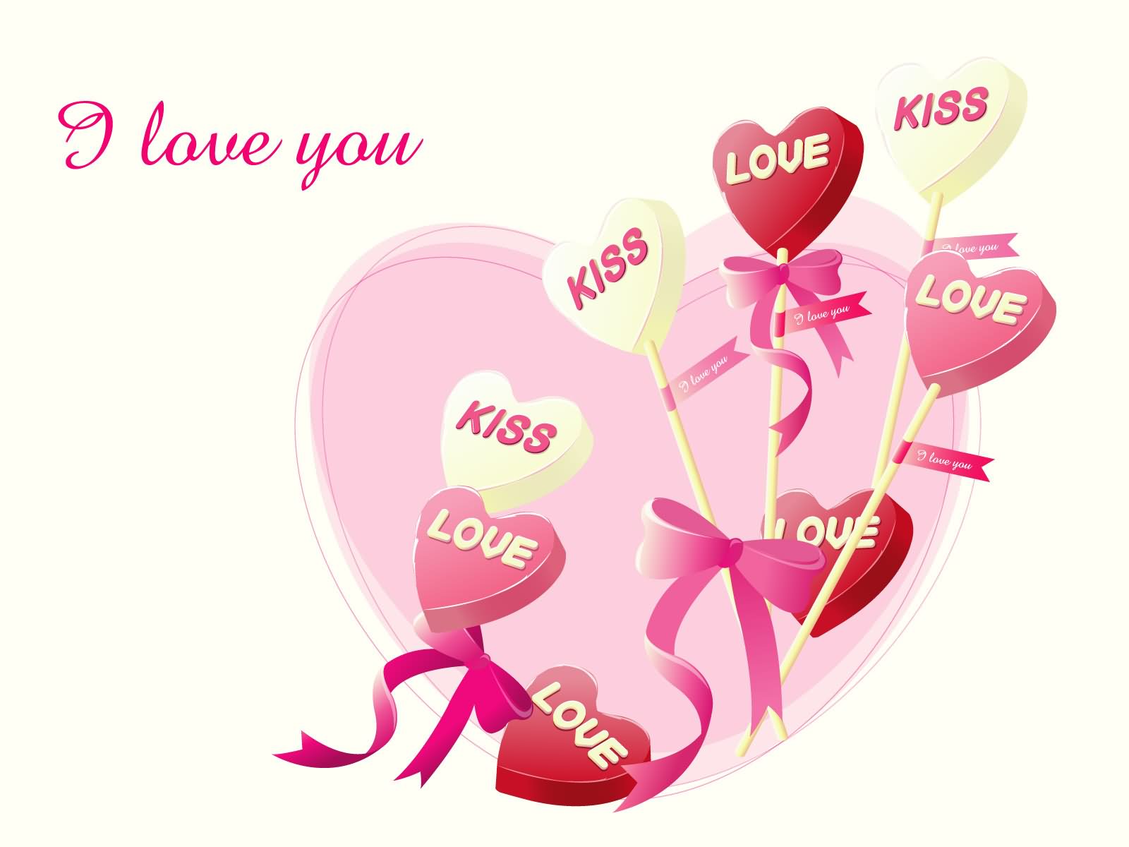I Love You Heart Candies Picture