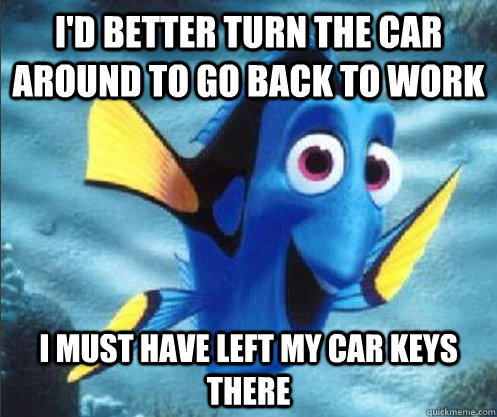 I Must Have Left My Car Keys There Funny Swimming Meme