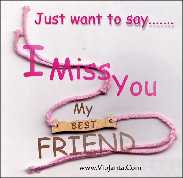 Just Want To Say I Miss You My Best Friend Wrist Band
