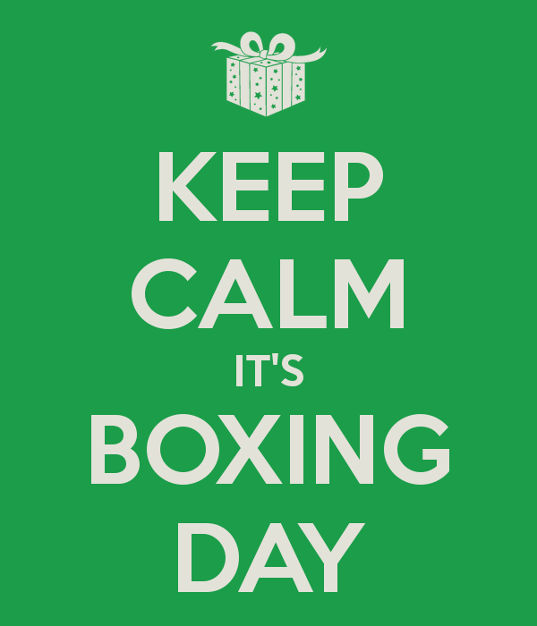Keep Calm It’s Boxing Day