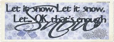 Let It Snow Ok That's Enough  Facebook Cover Picture
