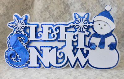 Let It Snow Snowman Image