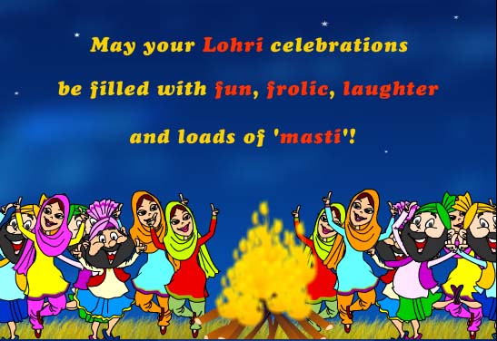 May Your Lohri Celebrations Be Filled With Fun, Frolic, Laughter And Loads Of Masti