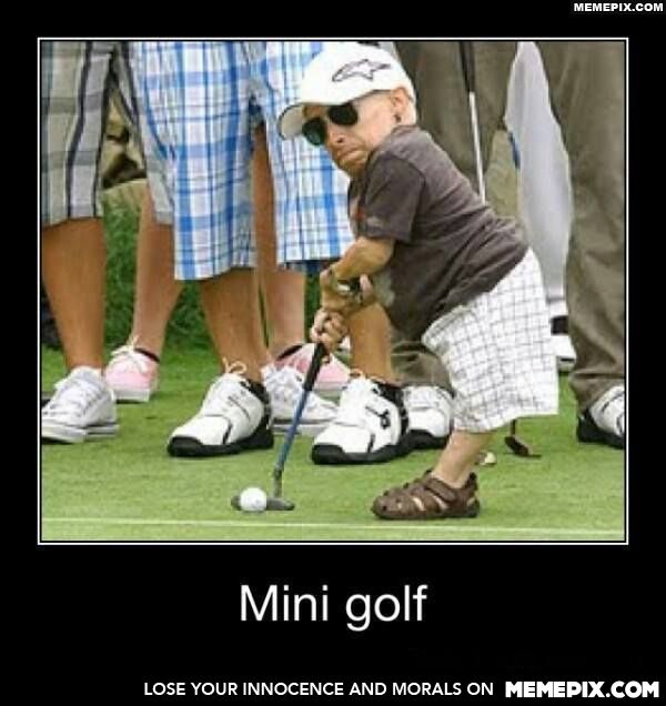 Mini Golf Funny Meme For Facebook