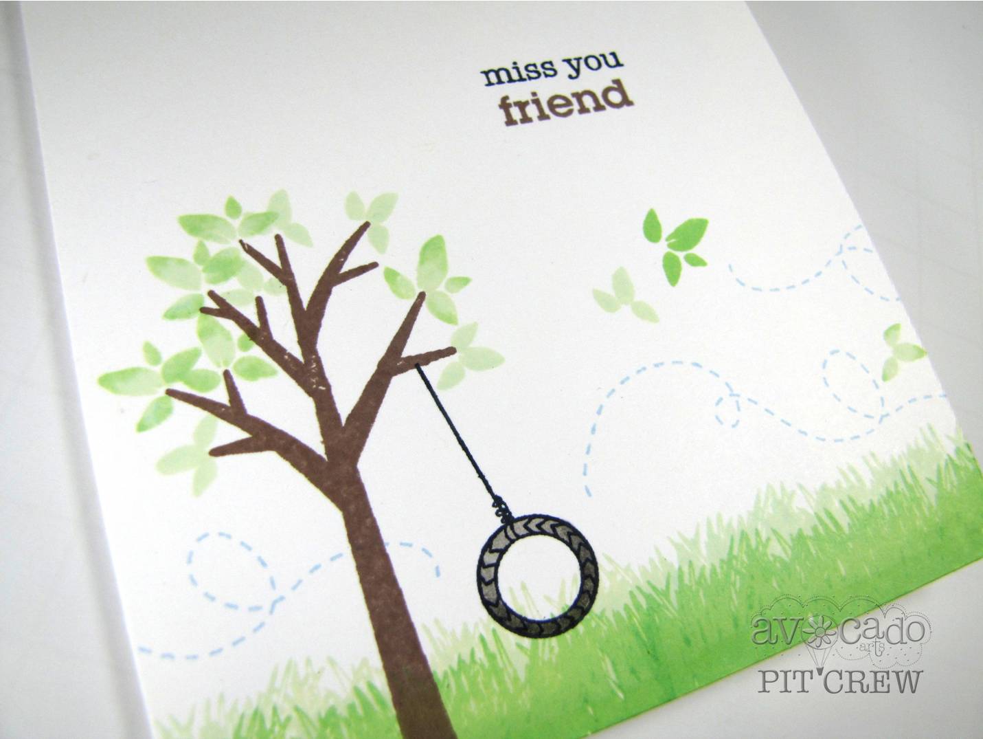 Miss You Friend Greeting Card