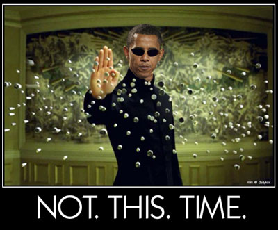 Not This Time Funny Obama Picture