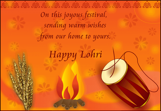On This Joyous Fesival Sending Warm Wishes From Our Home To Yours Happy Lohri