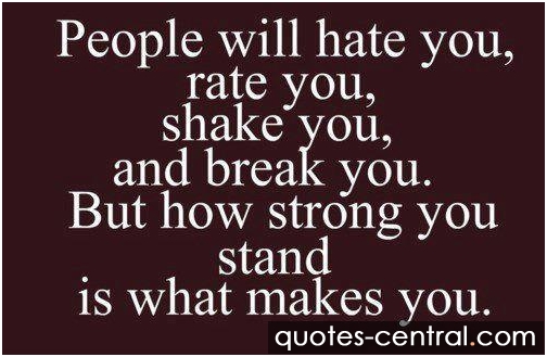 People Will Hate You