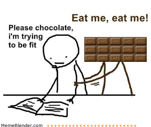 Please Chocolate I Am Trying To Fit Funny Meme Picture