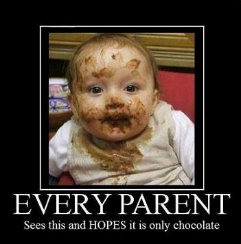 See This and Hopes It Is Only Chocolate Funny Poster