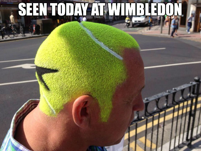 Seen Today At Wimbledon Funny Tennis Caption