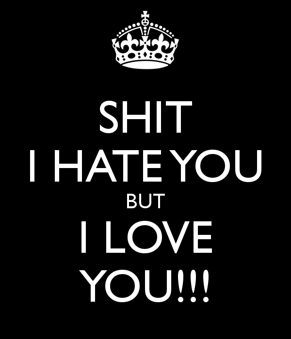 Shit I Hate You I Love You