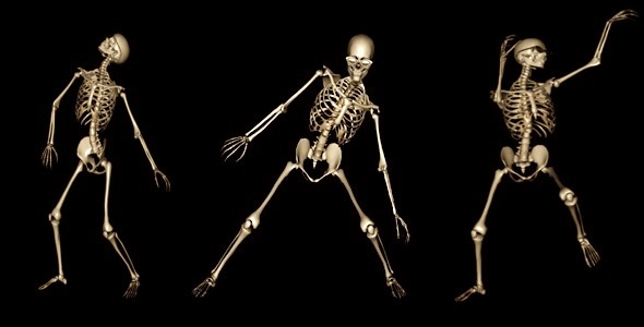 Skeletons Funny Dancing Picture