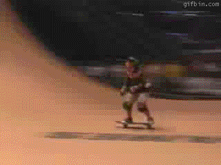 Skating Boy Funny Fall Gif