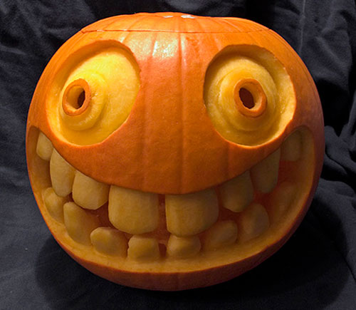 Smiling Face Funny Pumpkin