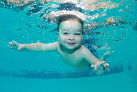 Swimming Baby Funny Picture