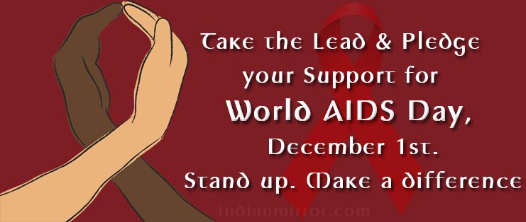 Take The Lead & Pledge Your Support For World Aids Day December 1st