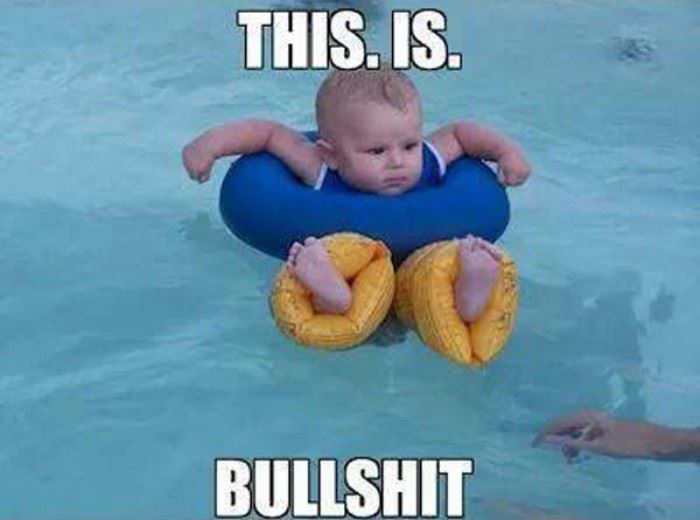 This Bullshit Funny Swimming Baby