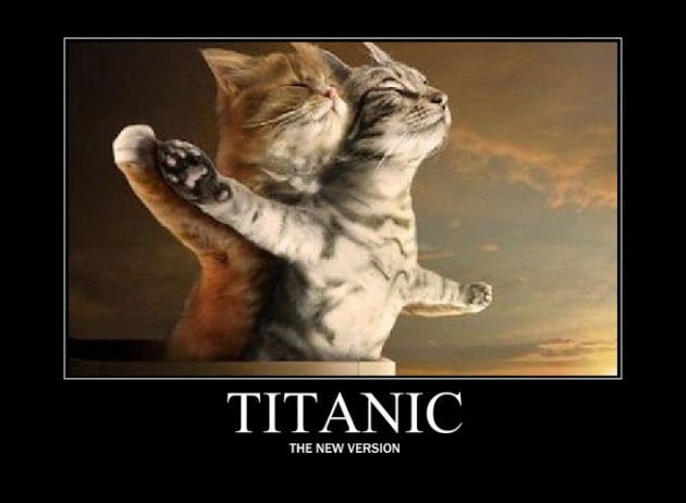 Titanic The New Version Funny Pet Poster