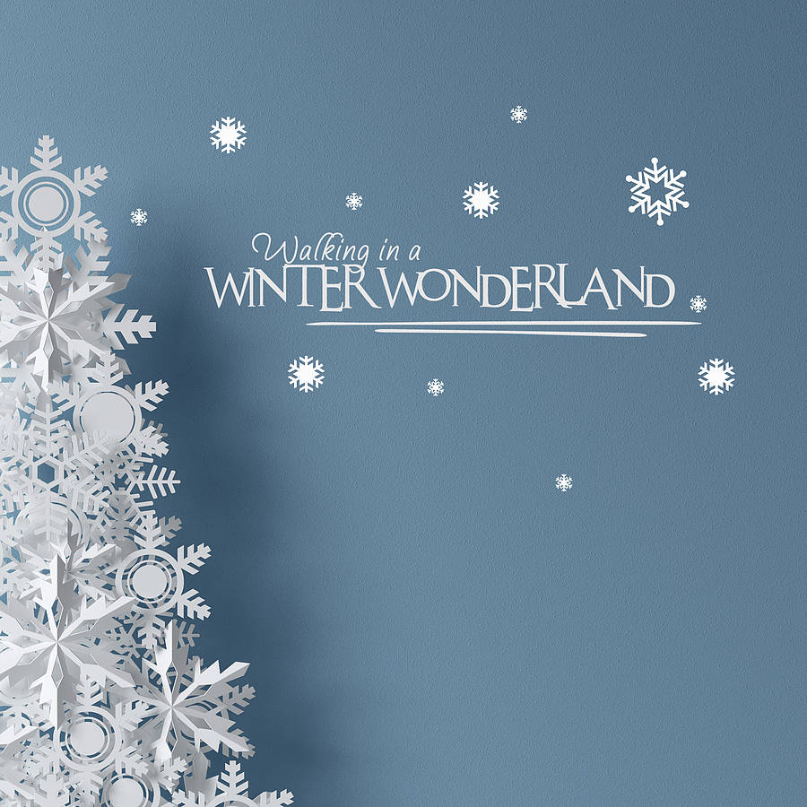 Walking In A Winter Wonderland Wallpaper