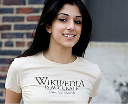 Wikipedia Is Accurate Funny Tshirt For Girls