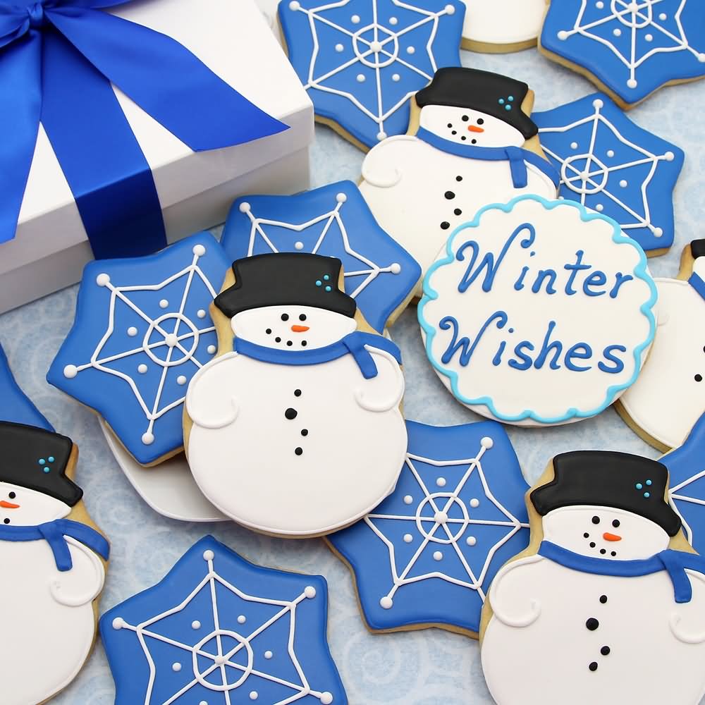 Winter Wishes Snowman Cookies Picture