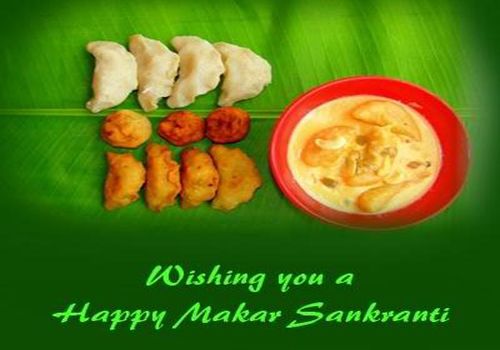 Wishing You A Happy Makar Sankranti Food Picture