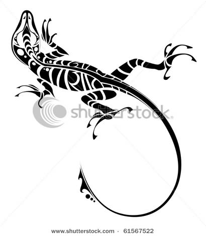 Lizard Celtic Tattoo Design Sample