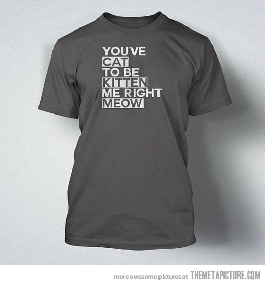 You Have Cat To Be Kitten Me Right Meow Funny Tshirt For Woman