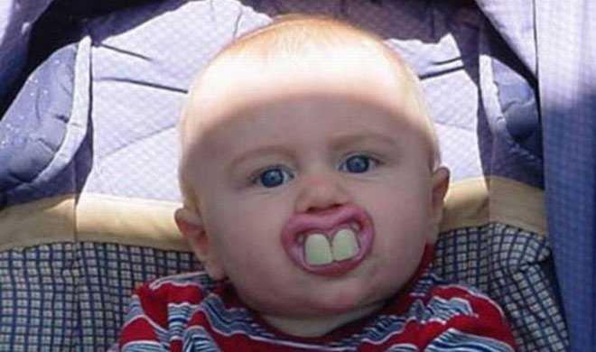 Baby With Funny Teeth Image