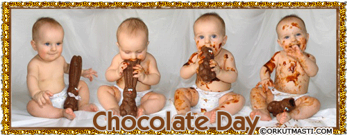 Chocolate Day Babies Glitter