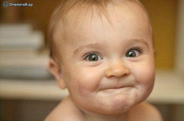Cute Baby Smiley Face Funny Image
