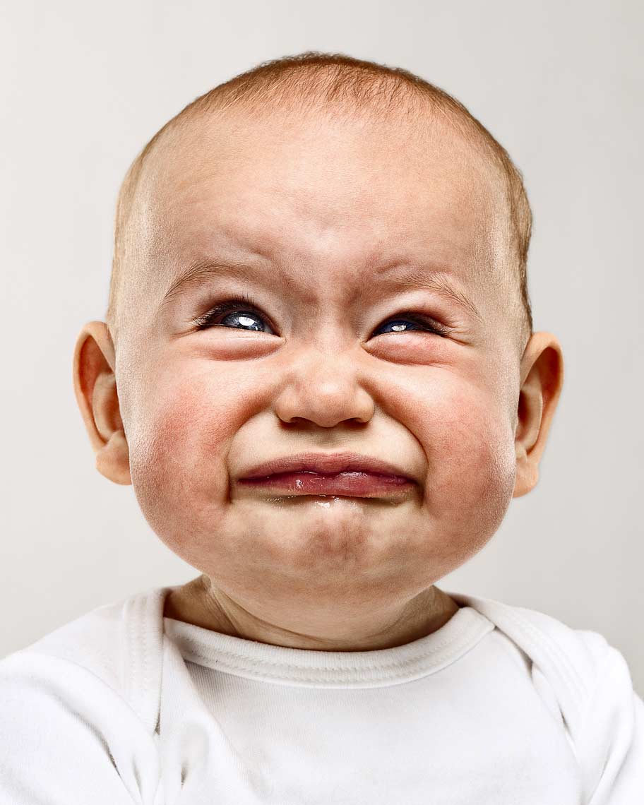Funny Baby Crying Face Image