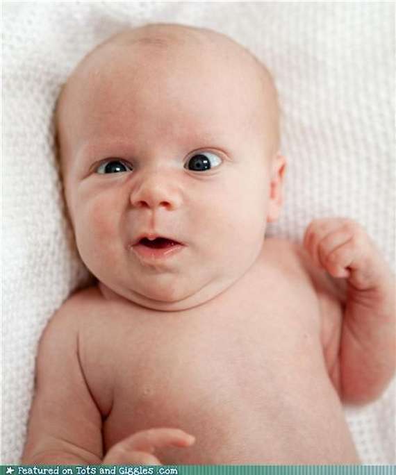 Funny Baby Shocking Face